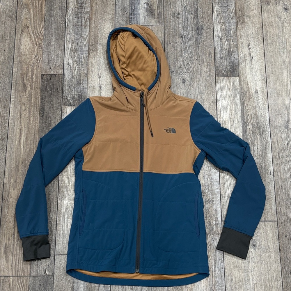 The North Face Two-Tone Blue and Brown Jacket
